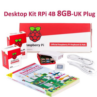 Raspberry Pi 4B 8GB Desktop Kit-UK Plug