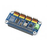 Servo Driver HAT for Raspberry Pi, 16-Channel, 12-bit, I2C