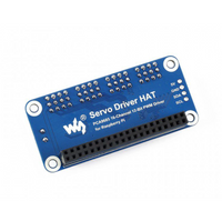 Servo Driver HAT for Raspberry Pi, 16-Channel, 12-bit, I2C