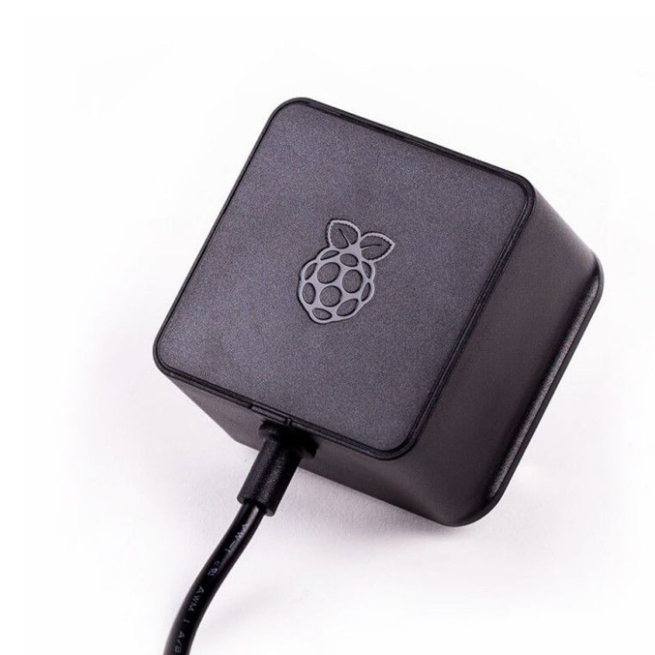 Official RPi 15W (5V/3A) PSU USB C UK Plug-Black