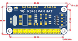 RS485 CAN HAT for Raspberry Pi