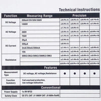 BAKU Digital Multimeter A830L