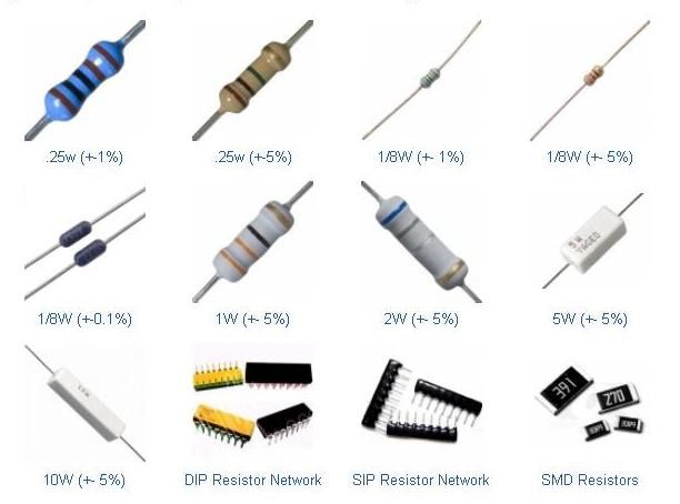 Assorted Resistors